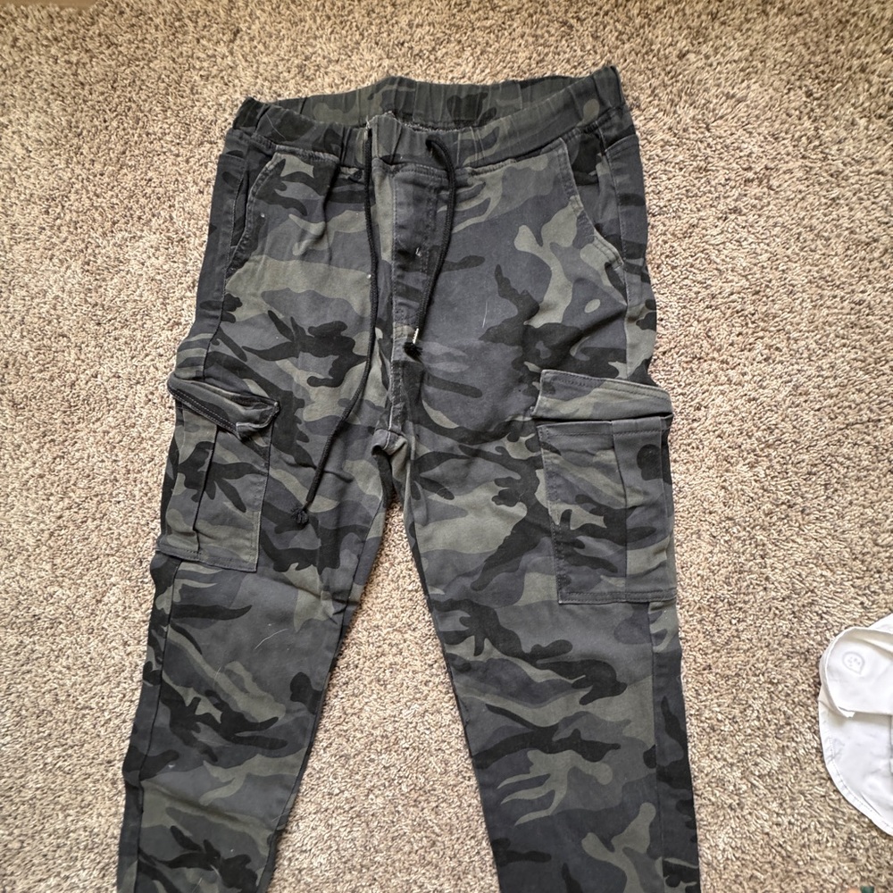 Camouflage Cargo Joggers